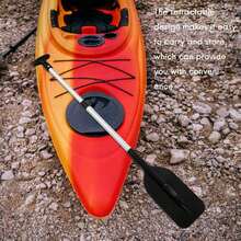 2Pcs Paddles Telescoping Plastic Boat Paddle Collapsible Oar For Kayak Jet Ski And Canoe Safety Boat Accessories - Multicolor - View 8