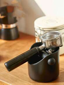 1pc ABS Espresso Knock Box School Supplies - Black - View 8