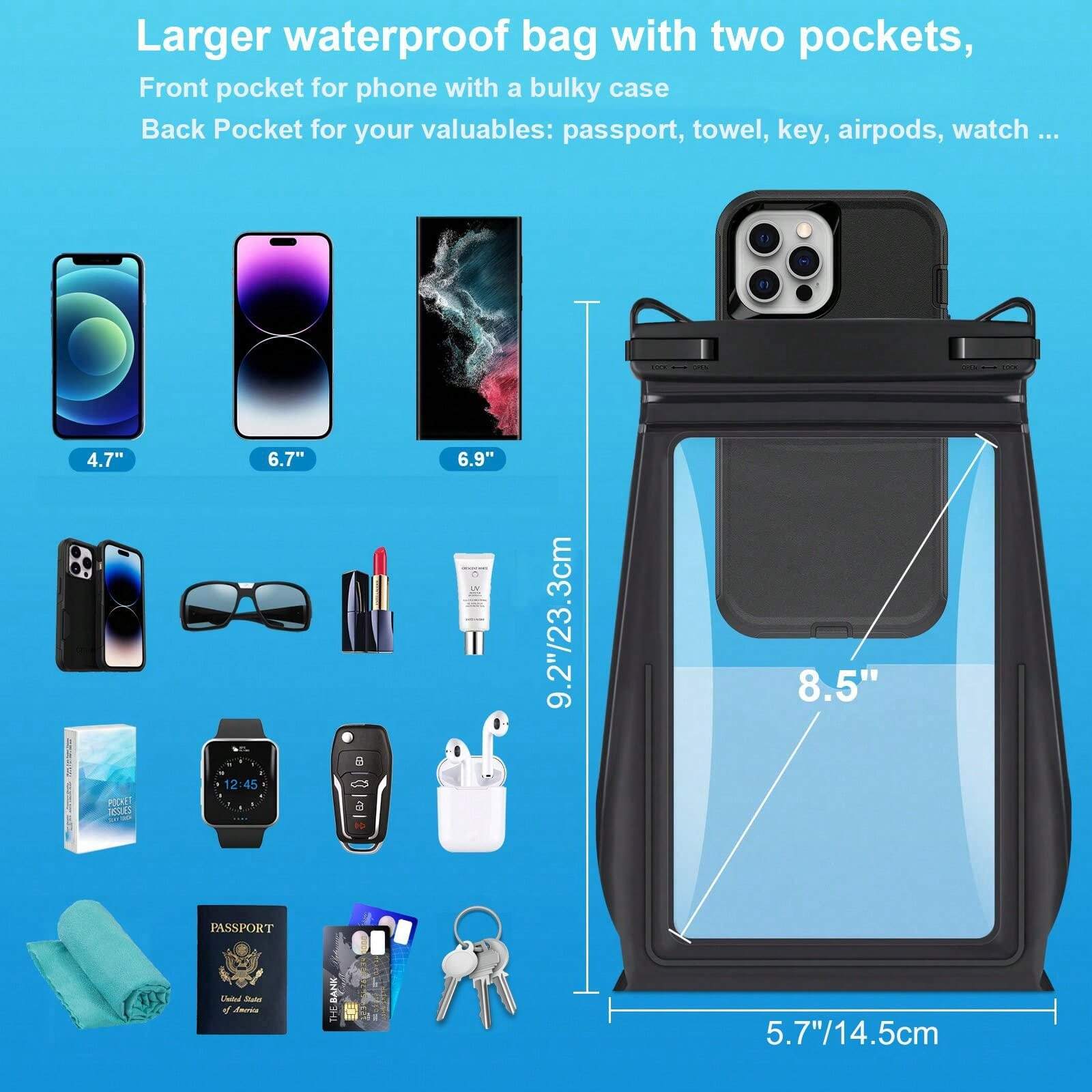 Large Floating Waterproof Mobile Phone Bag [With Seal], Mobile Phone