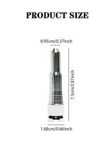 1 件不锈钢咖啡蒸汽喷嘴，带 4 个硅胶圈，咖啡机工具，兼容 EC680 EC685 ECP3631 ECP35.31 ECP310 ECP3.21 Jura IMPRESSA F50 咖啡配件，返校 - 銀色 - 查看 4