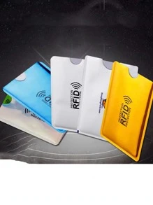 5 cái Màu sắc tùy ý Mờ Chống Từ tính Thẻ ngân hàng hoặc thẻ ghi nợ , Thẻ , Thẻ xe buýt , Thẻ , Bữa ăn Thẻ Lớp bảo vệ - Nhiều màu - Xem 7