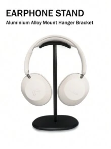 Universal Headphones Stand Holder Head-Mounted Gaming Headset Display Rack Hanger Non-Slip Storage Bracket - Black - View 1