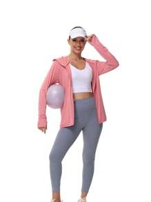 Summer New Fishing Clothes Sunscreen Clothing Detachable Multicolor Skin Protection Anti-UV Clothing Fashionable Skin Protection Clothes Pink Jacket