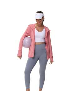 Summer New Fishing Clothes Sunscreen Clothing Detachable Multicolor Skin Protection Anti-UV Clothing Fashionable Skin Protection Clothes Pink Jacket