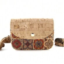 設計師高清數字印花小錢包，時尚新式翻蓋錢幣收納錢包，大容量皮夾，中世紀復古風 - 彩色 - 查看 4