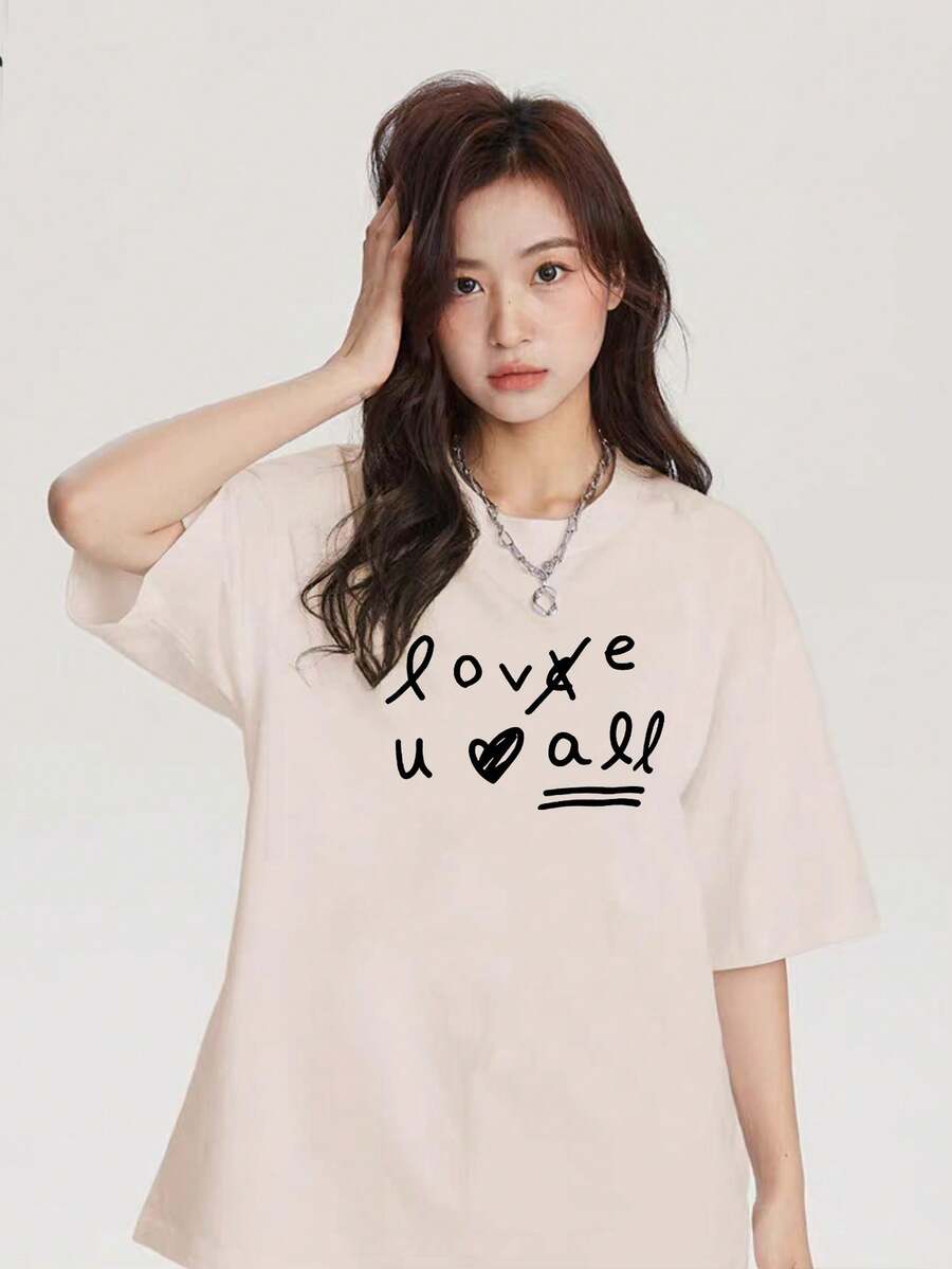 Women T-Shirts - Màu be - Xem 1