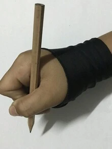 Un guante de dibujo para tableta gráfica para evitar clics equivocados - Negro - Ver 4