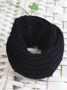 Women Infinity Scarves - 黑色 - 查看 1