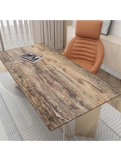 Roll Of 10m Grijs Wood Grain Self Adhesive Wallpaper Bruin DIY Waterproof Oil Proof Stickers Kitchen Easy To Take Care Removable Contact Paper Cabinets Tafel Tops Cabinet Doors Furniture Renovation Bedroom Living Room