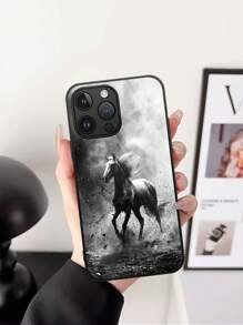 Zhanjiang White Horse Glass Handyhülle kompatibel mit Apple und Samsung-Modellen