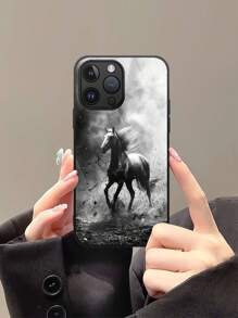 Zhanjiang White Horse Glass Handyhülle kompatibel mit Apple und Samsung-Modellen