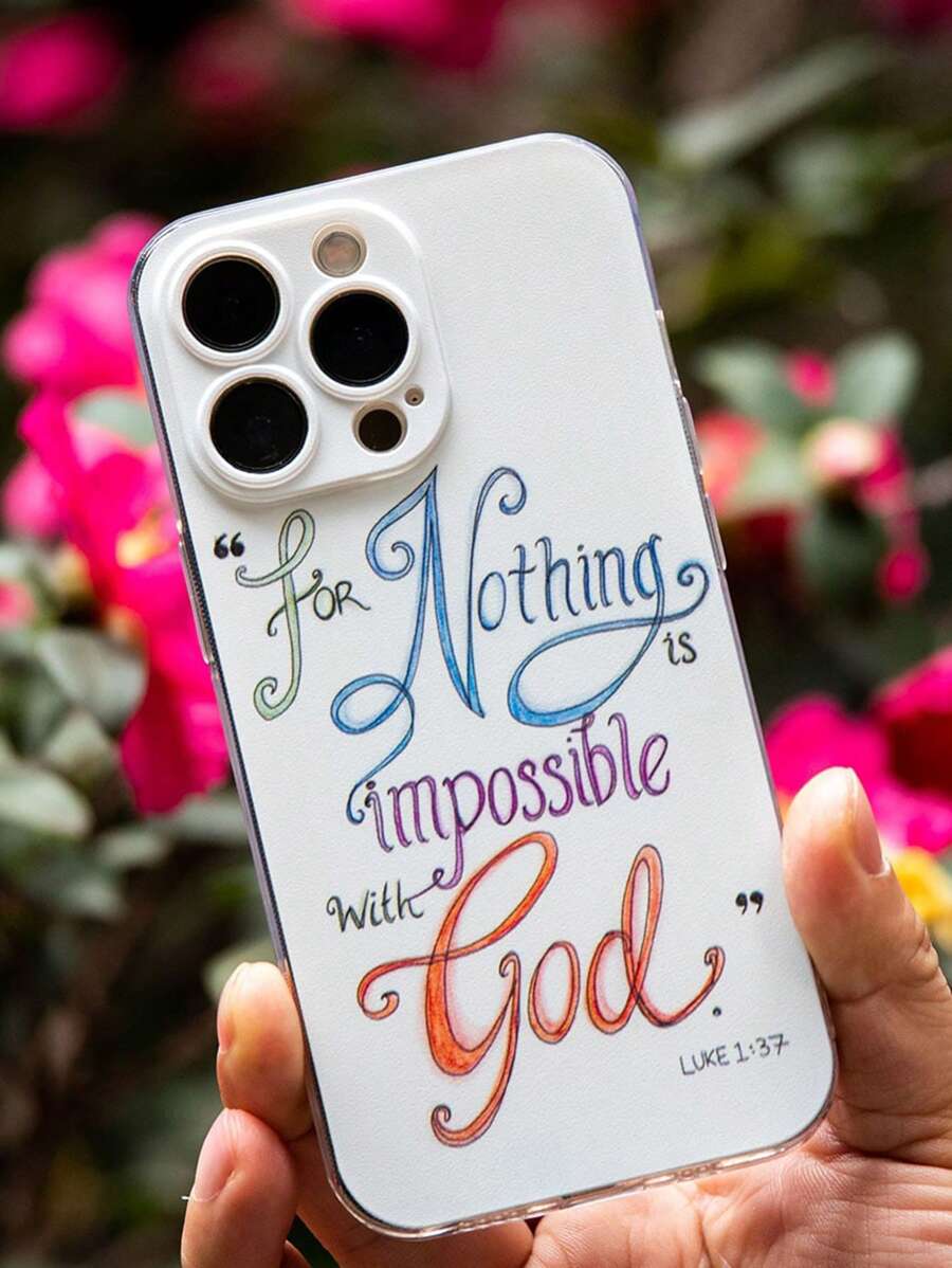 Apple Luxury Biblical Clear Phone Case Compatible With IPhone 15 14 13 12 11 Pro Max X XR XS 8 Plus, Birthday Gift For Boyfriend, Girlfriend - Multicolor - View 1