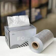 50m*12cm Aluminum Foils Sheets For Hair,Professional Hair Coloring Dye Highlighting Foil For Salon Barber Bleaching Application - Silver - View 1