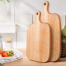 1pc Large Wooden Pizza Tray/Cheese Board/Dessert Tray/Steak Platter/Cutting Board/Fruit Plate, Multi-Function Household Easily Cleaned Serving Tray, Elegant For Restaurants