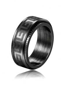 1 Pc Hip Hop Men's Stainless Steel Ring For Men Party Accessories Jewelry Gift - 1# - View 9