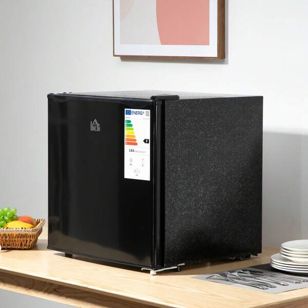 HOMCOM Mini-Gefrierschrank 35 L Gefrierbox elektrisch freistehend 161 W Mini Gefriertruhe Minikühlschrank -14 bis -24℃ 5-stufige Temperaturregelung 47 x 44,2 x 48,8 cm