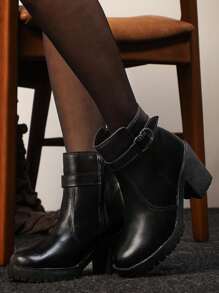 Women Ankle Boots & Booties - màu đen - Xem 1