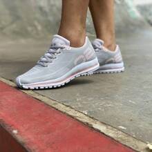 Women Wedge Sneakers - 灰色 - 查看 2