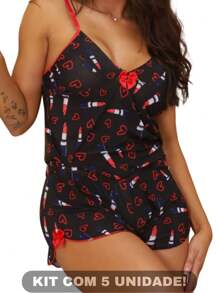 Women Pajama Sets - 彩色 - 查看 1