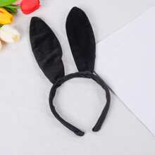Bunny Ears Headband For Rabbit Cosplay Or Performance, Oversized Plush Bunny Hair Band With Long Ears - Multicolor - View 3