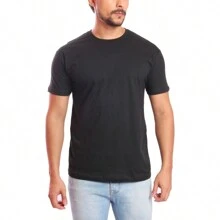 Men T-Shirts - Black - View 7