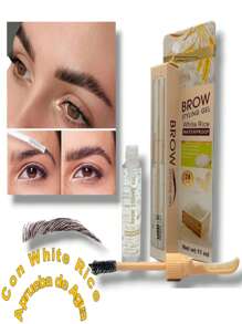 Gel De Cejas Para Laminar Pegamento Larga Duracion Transparente White Rice 1 pza - transparente - Ver 2
