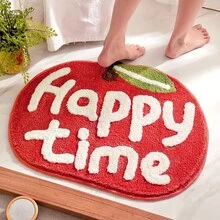 Cute Creative Asymmetric Small Animal Cat & Moon & French Fries Design Ins Style Rug For Home Living Room Bedroom - SE0962 - View 2