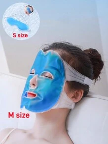 1pc PVC Eye Cover, Minimalist Blue Sleep Mask For Bedroom For Summer And For Outdoor,Sport,Travel,Kitchen,Bedroom,School,Office,And For Woman,Man,Children,Adult