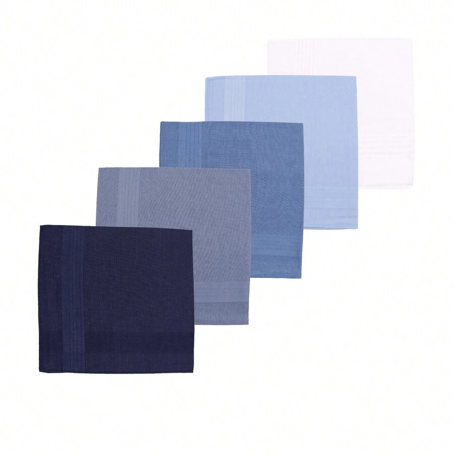 5 Pieces Mens Handkerchiefs Large,Handkerchiefs Pocket Squares Hankies