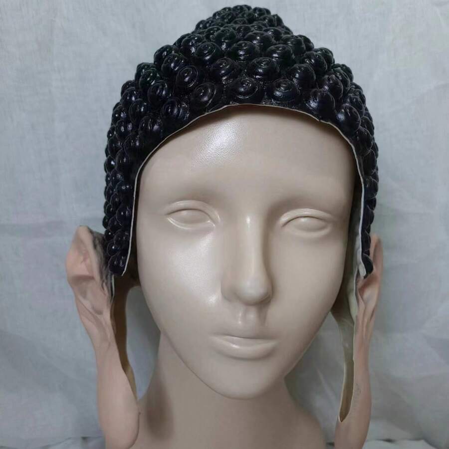 New Arrival Latex Sun Wukong Monkey King Swimming Cap With Buddha's