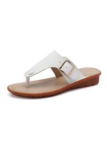 Women Summer Beach Flip Flops Casual Soft Bottom Anti-Slip Wear-Resistant Sandals Slippers