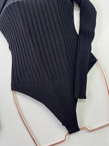 Women Knit Tops - 黑色 - 查看 4