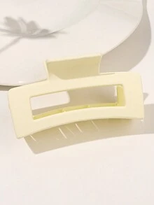 1 Miếng Đen Và Sữa trắng Tương phản Màu sắc Đơn giản Và Linh hoạt Hình vuông Móng vuốt tóc Với Mèo Móng vuốt , Sáng bóng Bề mặt Và In Thiết kế , Dễ thương Và vui tươi Phụ kiện tóc - Nhiều màu - Xem 9