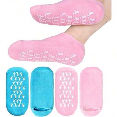 Meia De Hidratação Para Os Pés/Gel Spa A