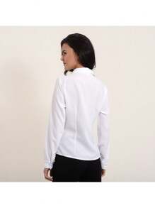 Women Blouses - 白色 - 查看 5