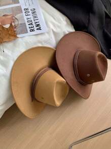 Men Fedora Hat - Lạc đà - Xem 4