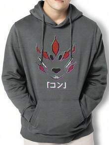 Men Hoodies - Màu xám đen - Xem 1