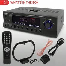 Pyle Bluetooth Speaker & Microphone System - Portable Stereo Karaoke Speaker With Wired Mic, Built-In LED Party Lights, MP3/USB/Micro SD Readers, FM Radio (8.0'' Subwoofers, 600 Watt MAX)