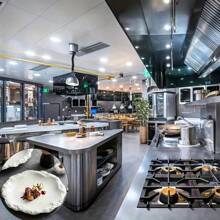 1 pieza Plato de presentación estilo Ins, plato de falda con textura rocosa, plato de vegetales, plato plano de cerámica para el hogar, plato poco profundo, nuevo tipo de vajilla de restaurante, plato de exhibición, regalo de Navidad - Blanco - Ver 4