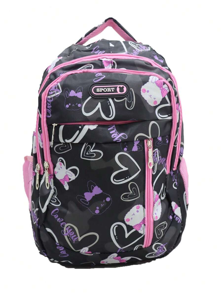 Women Fashion Backpacks - 黑色 - 查看 1