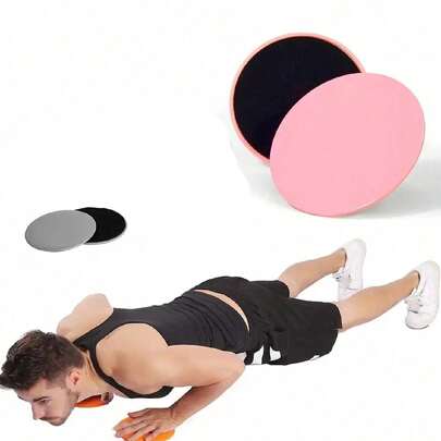 2pcs Core Sliders - Portable Fitness Equipment For Abdominal Muscle Training And Yoga Exercises