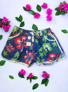 Short de Mujer Estampado Flores - Multicolor - Ver 5