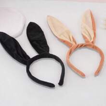 Bunny Ears Headband For Rabbit Cosplay Or Performance, Oversized Plush Bunny Hair Band With Long Ears - Multicolor - View 1