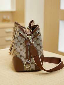 Damen Bucket Bag Umhängetasche, neue Saison 2025 Lässig Shopper Handtasche Schultertasche, Großer Platz Pendler Chic Unterarm Tasche, Mode Marke Nische vielseitig