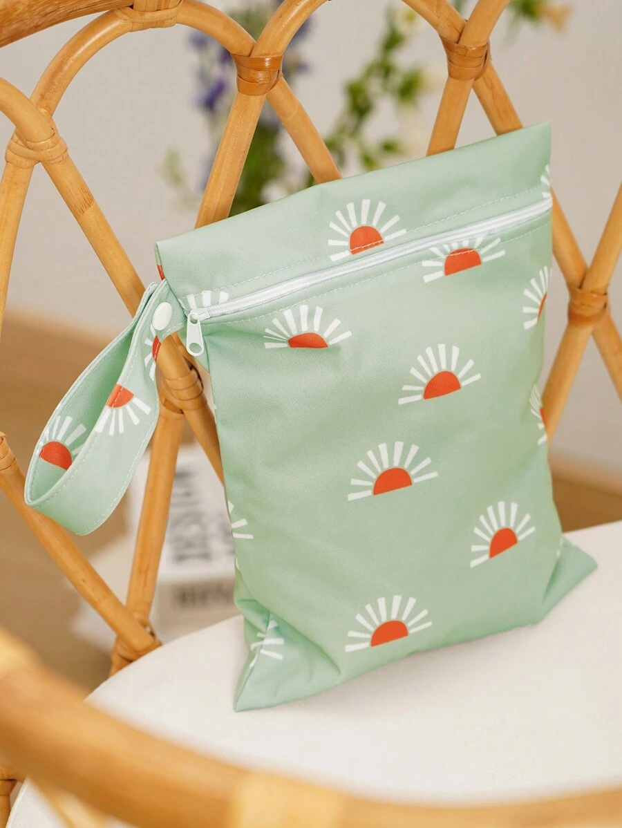 1PC Mini Wet Bag Reusable Waterproof Wet Dry Bag Wet Swimsuit Bag - Multicolor - View 1