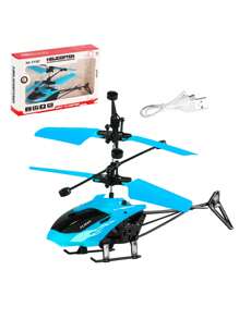 1pc Quà tặng cho trẻ em Máy bay trực thăng điều khiển từ xa Rc Đồ chơi bay bằng nhựa Cảm biến cử chỉ Máy bay Đồ chơi giáo dục tương tác có đèn LED Bộ cho bé trai và bé gái (Có phiên bản điều khiển từ xa và không có phiên bản điều khiển từ xa) - nhiều màu - Xem 16