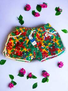Short de Mujer Estampado Flores - Multicolor - Ver 1