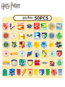 Warner Bros 50pcs Officially Licensed Variety Variety Vinyl Sticker Wizarding World High Quality Provide Superior Waterproofing For Mom Dad Grand Mother Father Teacher Sister Brother Friend Funny Gifts Halloween - Multicolor - View 3