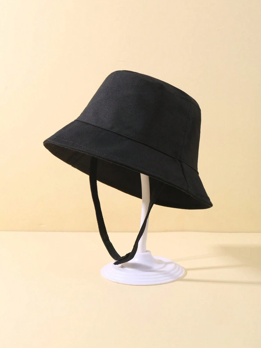 1 Piece Of Solid Color Fashion Baby Bucket Hat Girls Boys Cute Casual Bucket Hat Can Be Adjusted For Girls Boys Daily Casual Party Bucket Hat