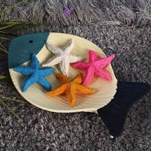 地中海风格迷你海星树脂水族箱装饰、DIY 景观配件、家居装饰摄影道具 - 彩色 - 查看 9